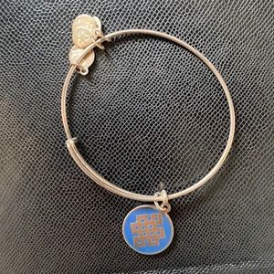 Alex and Ani Blue Charm Bracelet